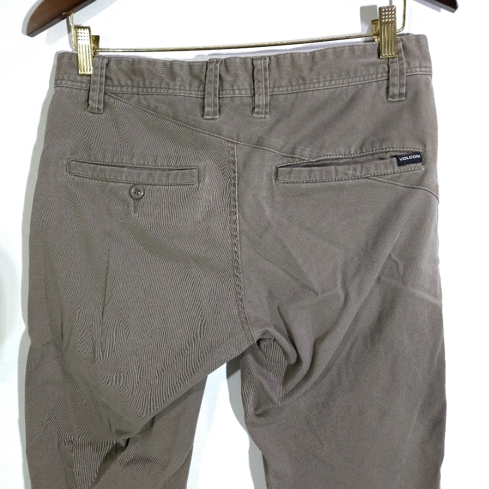 Volcom | Men's Dark Tan Pants - Picture 6 of 10